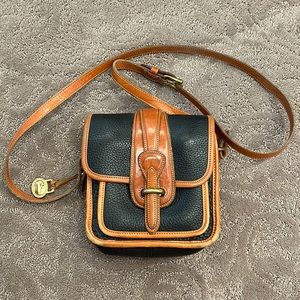 Dooney & Bourke Black and Brown Cross Body Purse